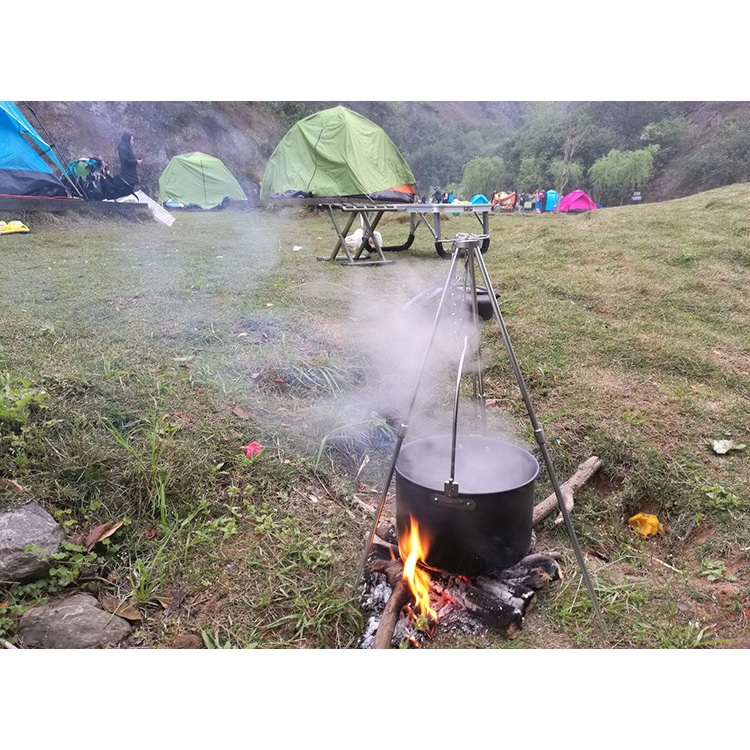Bộ Nồi Nấu Ăn Bằng Nhôm Mang Đi Cắm Trại / Dã Ngoại Dành Cho 5-8 Người