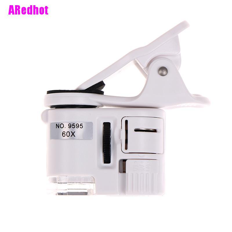 Kính Lúp Phóng Đại 60 Lần Có Đèn Led Điện Thoại