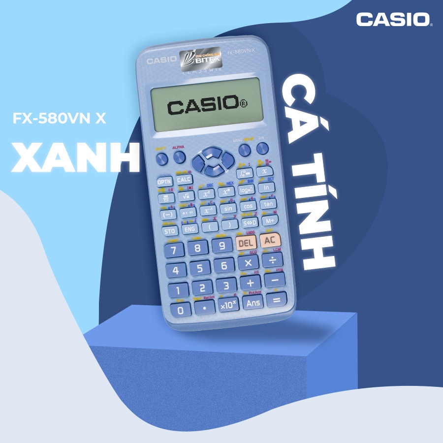 Máy tính CASIO FX 580 VNX chính hãng 521 tính năng bảo hành 10 năm