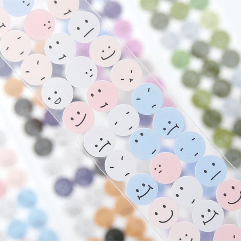 【MEET】 Mục nhập một tờ Tirado mặt tròn Bobo sáng tạo biểu tượng cảm xúc dễ thương nhãn dán chống thấm nước trang trí mô hình nhỏ nhãn dán tài khoản tay nhãn dán tài khoản tay