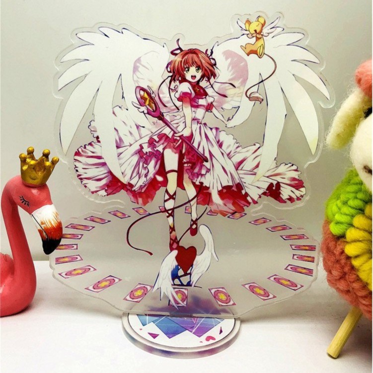 Standee SAKURA THỦ LĨNH THẺ BÀI Tượng Acrylic Standee Anime mica chibi trang trí trưng bày mô hình