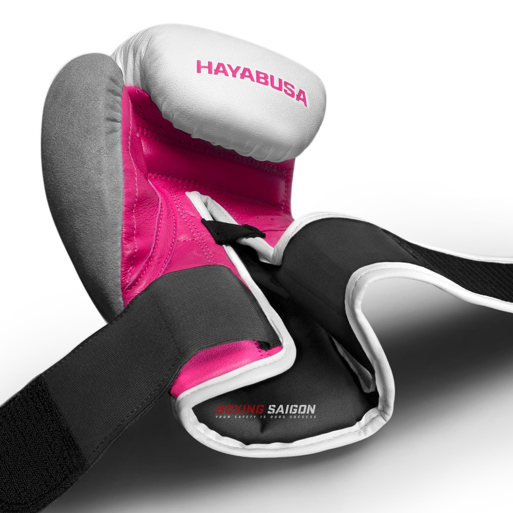 Găng tay Boxing Hayabusa T3 - White/Pink