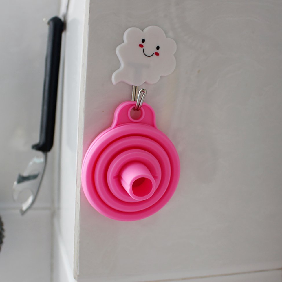 Phễu Silicone Màu Trơn Có Thể Gấp Gọn Tiện Dụng