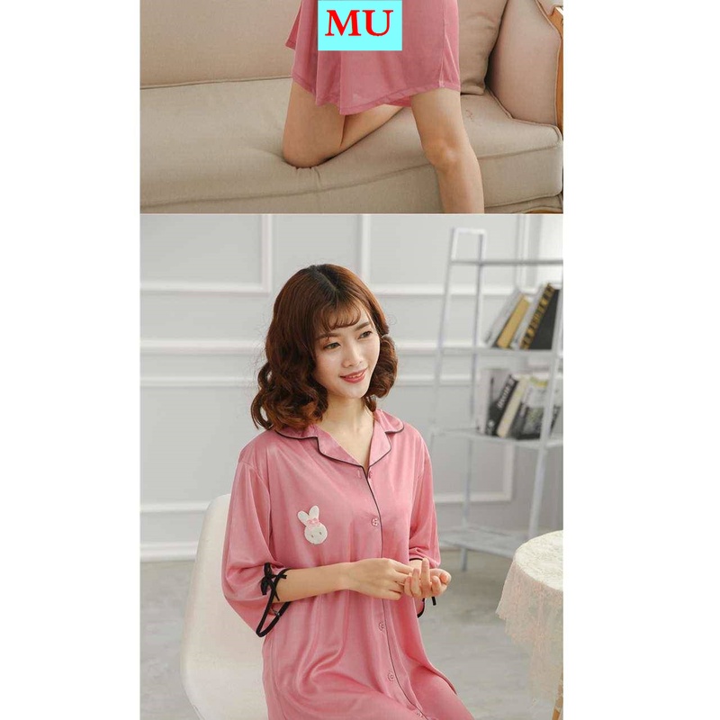 Đầm sơ mi dáng rộng thời trang mùa thu quyến rũ tùy chọn màu sắc dành cho nữ