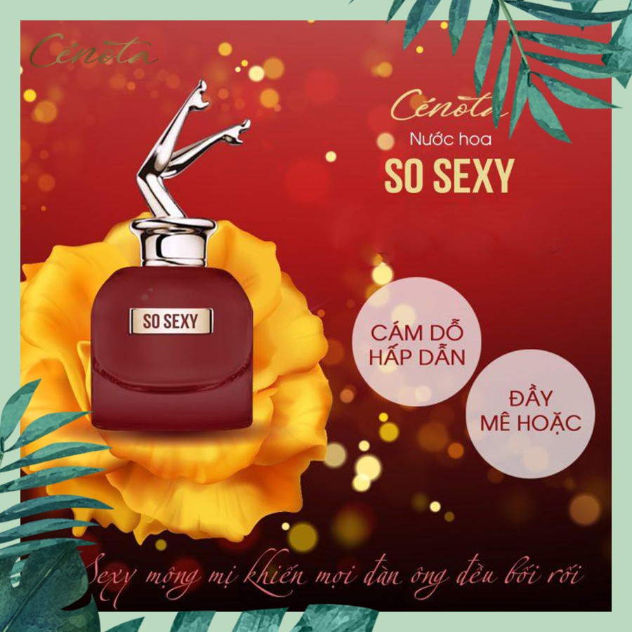 Nước hoa nữ Cénota So Sexy 60ml, nước hoa nữ lưu hương lâu, quyến rũ