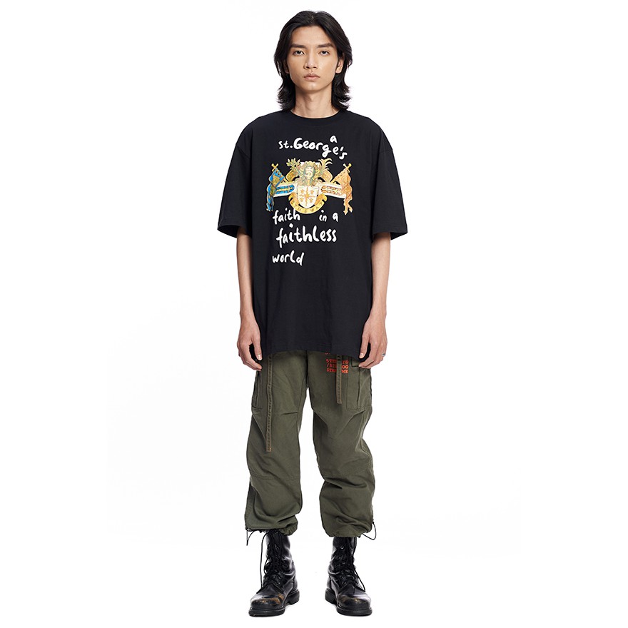Áo thun 5THEWAY /faithless world/ New Tee Màu Đen