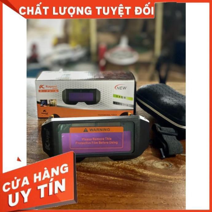 [Hàng Chính Hãng] Kính Hàn điện tử KAPUSI => thiết kế nhỏ gọn, bảo vệ mắt => Mẫu mã đẹp được các thợ hàn tin dùng.