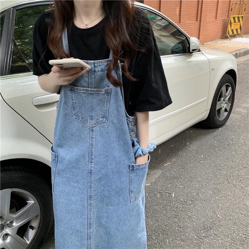 Yếm jeans xuông