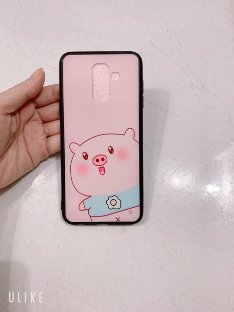 Ốp lưng sam sung A6+,A6 Plus,J8 Heo má hồng