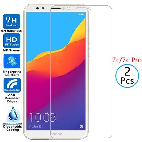 Kính cường lực bảo vệ cho Huawei Honor 7c Pro Bảo vệ màn hình trên Honor7c Honer Onor Hono 7 c C7 7c