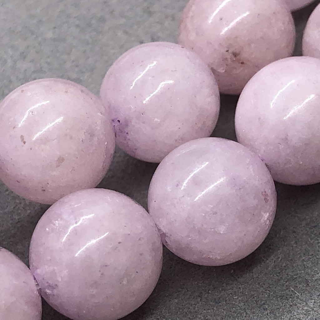 Vòng Tay Chuỗi Hạt Kích Thước 3 Kích Cỡ 6 / 8 / 10mm Màu Tím Nhạt Tự Nhiên Thời Trang Cho Nữ