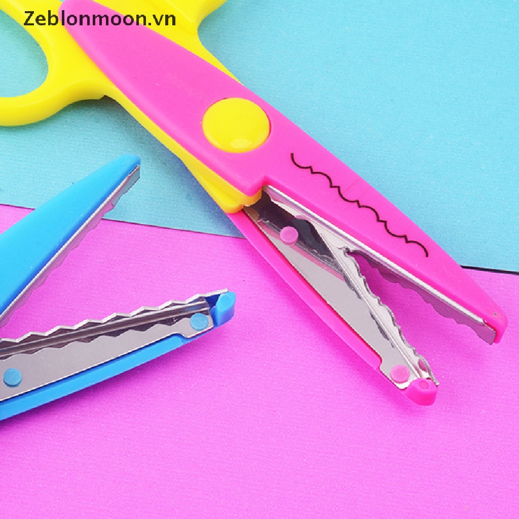 Kéo cắt viền cong 6 họa tiết dùng trang trí DIY cho bé
