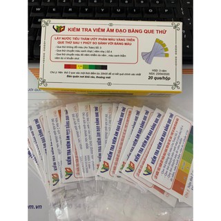 QUE THỬ VIÊM ÂM ĐẠO ( SỈ 5 HỘP / 100 QUE)