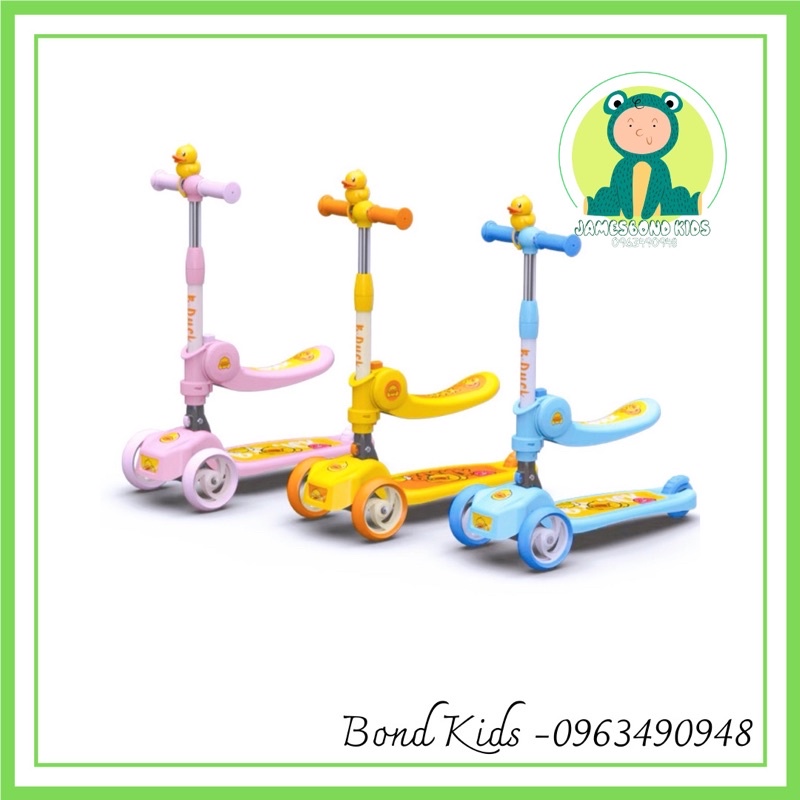 Xe scooter B.Duck cho bé-shop JamesBond Kids
