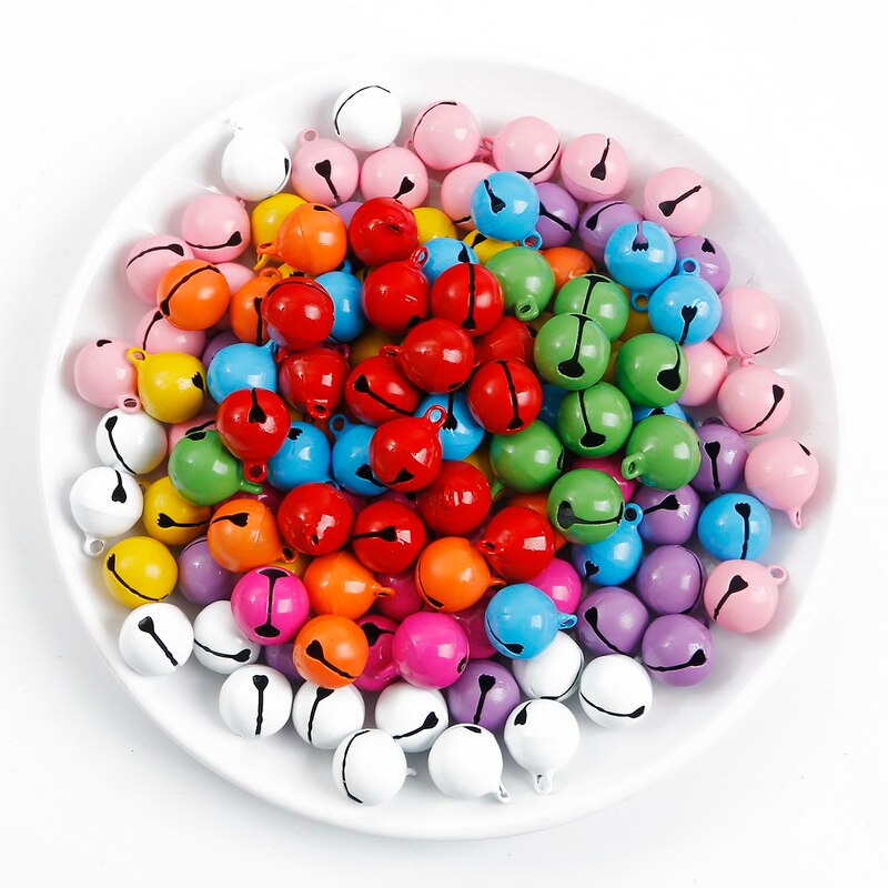 10 Chuông leng keng bằng kim loại trang trí Giáng sinh/ trang trí thủ công