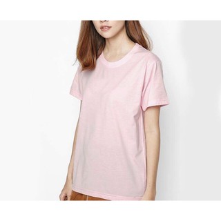Áo thun trơn ngắn tay, chất vải mát, mượt, co giãn 4 chiều (Màu Hồng phấn)