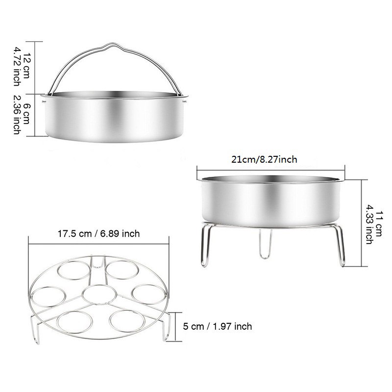 Bộ Khay Hấp Bánh Bao 4l