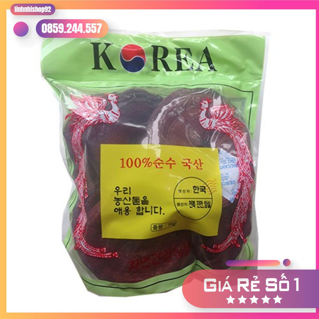 Nấm Linh Chi Đỏ Kana Hàn Quốc túi 1kg chính hãng