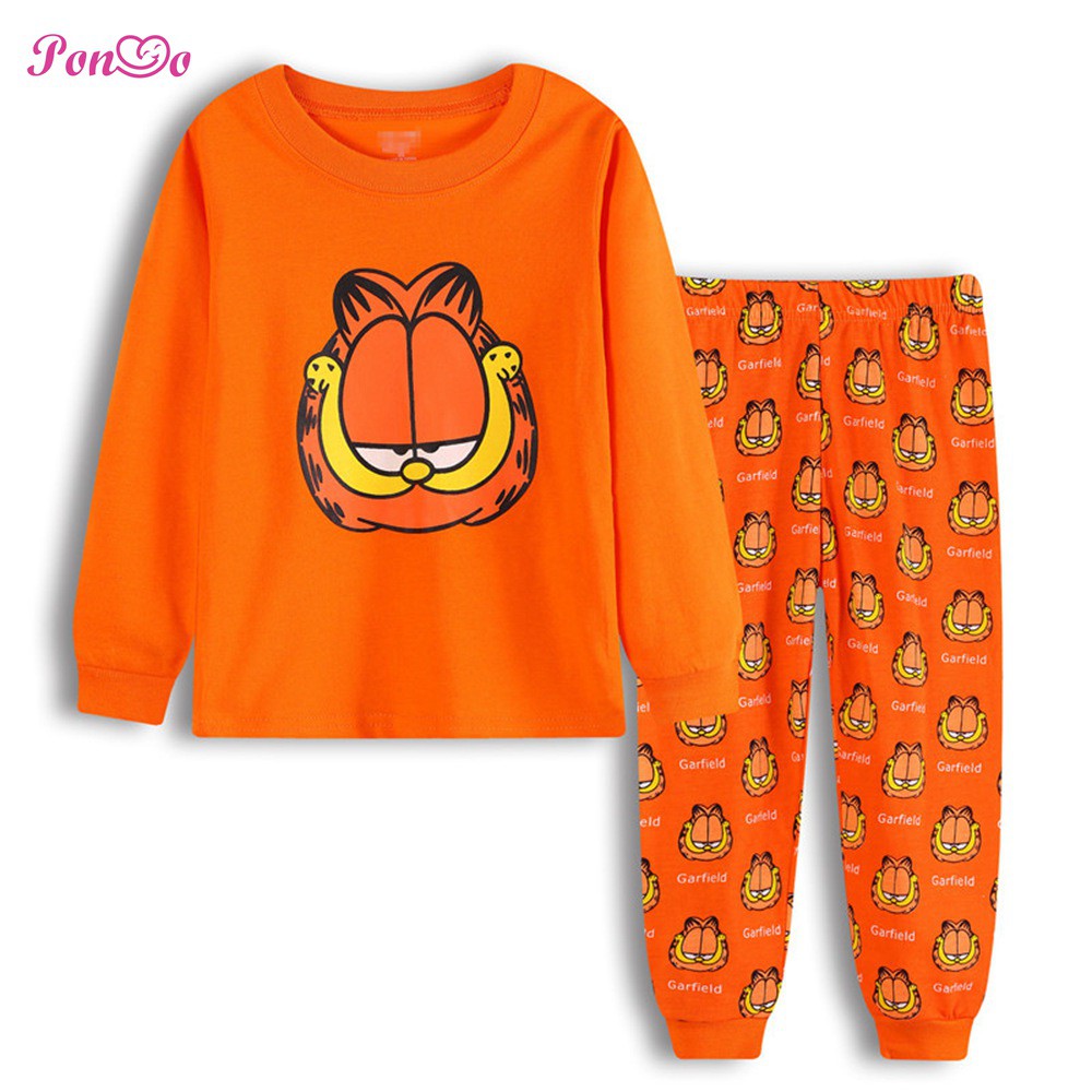 Bộ Đồ Ngủ Pijama Dài Tay In Hình Khủng Long Dễ Thương Cho Bé Trai (2-7 Tuổi)