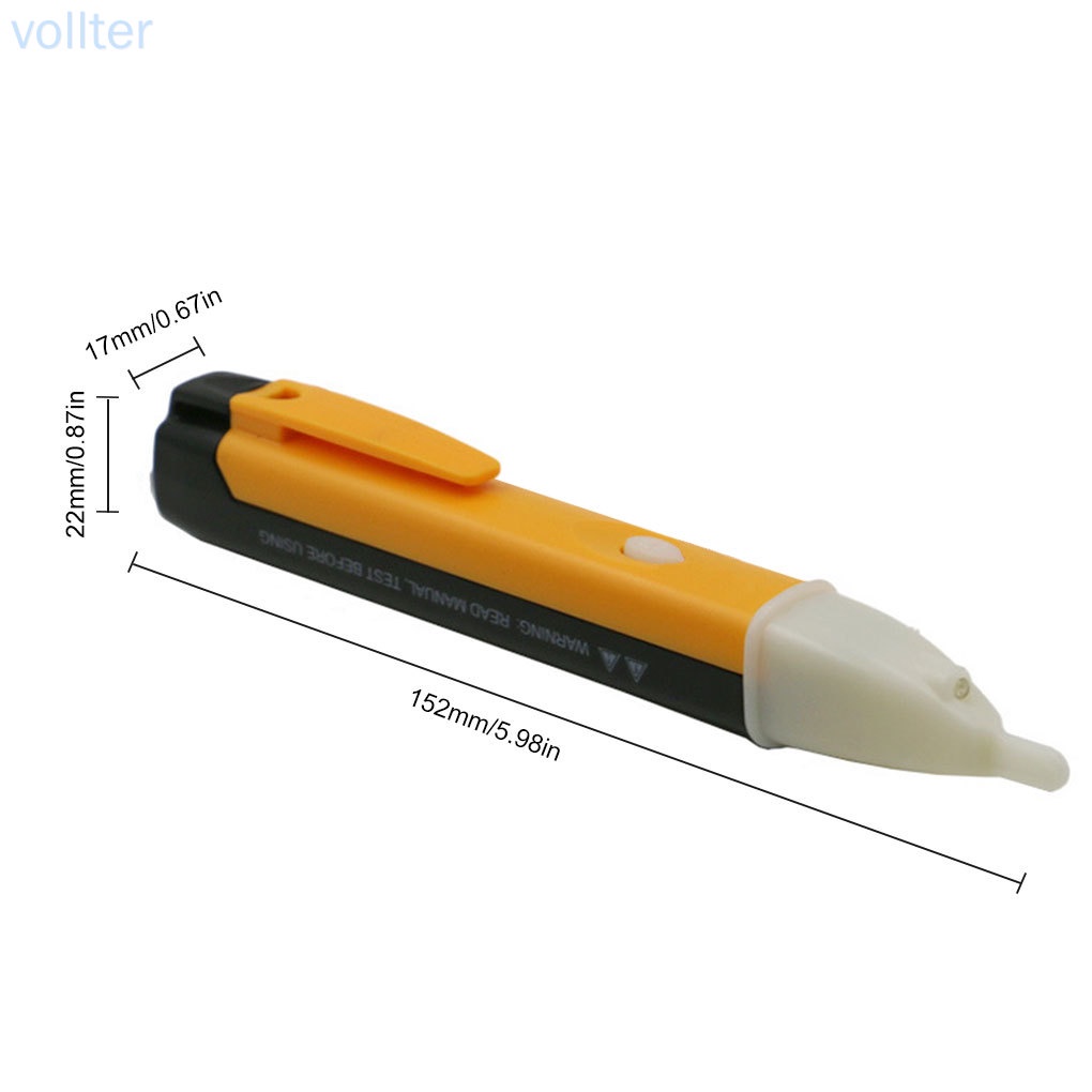 Bút Thử Điện Không Tiếp Xúc Có Đèn Led Di Động Cho Dòng Điện 90v-1000v