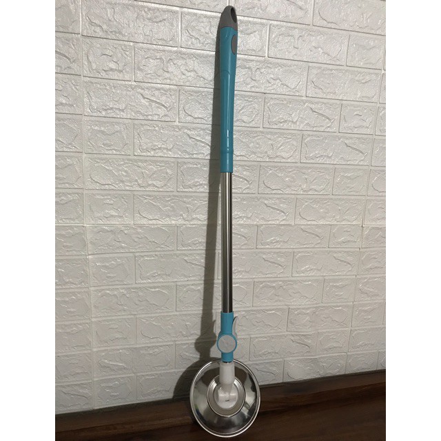 Cây lau nhà bàn xoay inox TOMAS- Kèm bông lau- cây lau nhà xoay 360 độ