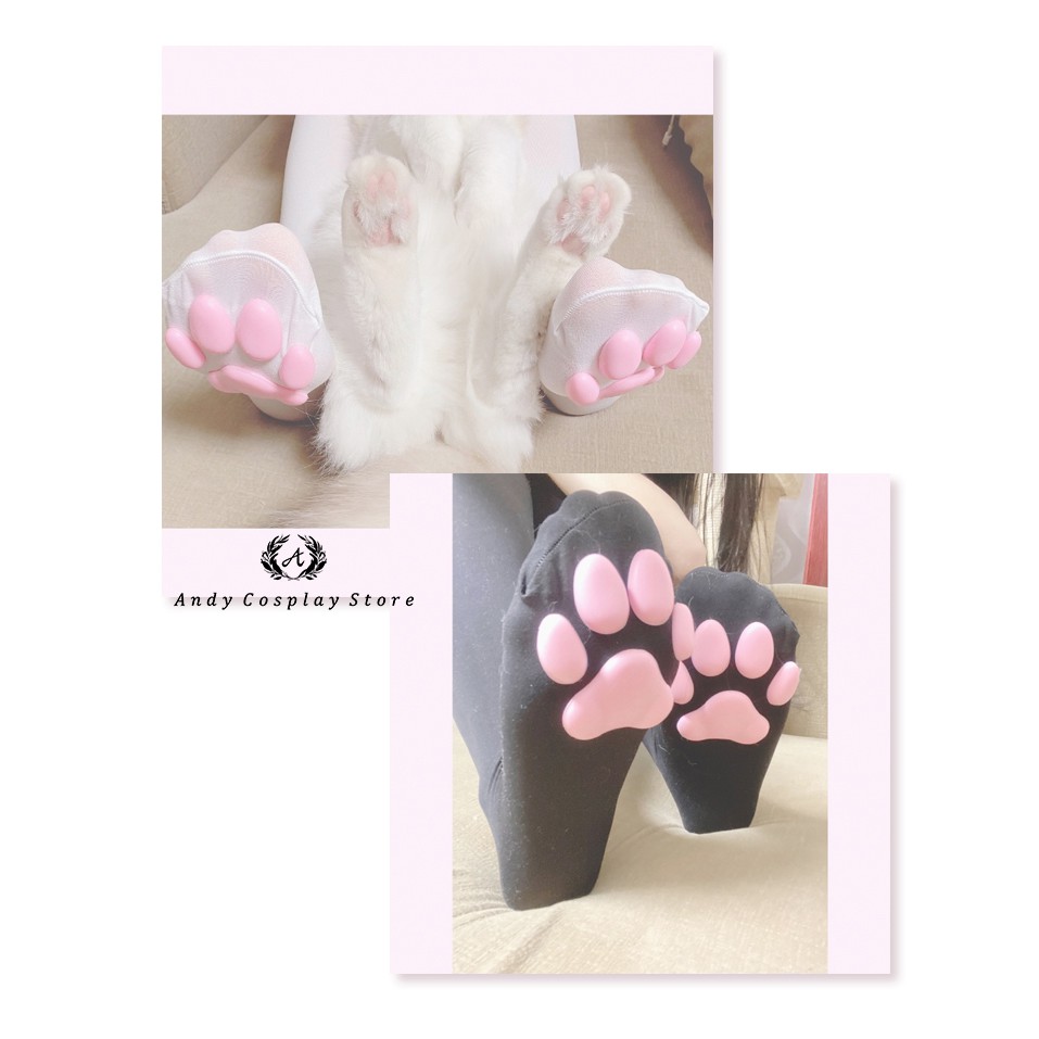 [CÓ SẴN] Tất đùi đệm chân mèo