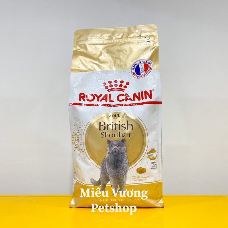 Thức ăn hạt Royal Canin British Shorthair Adult cho mèo anh lông ngắn