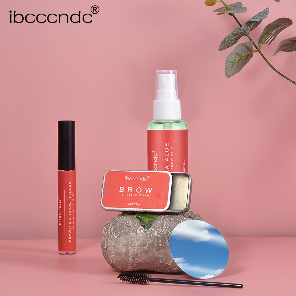 Bộ Mỹ Phẩm Tạo Kiểu Lông Mày Ibcccndc 3D Nhẹ Như Lông 120g