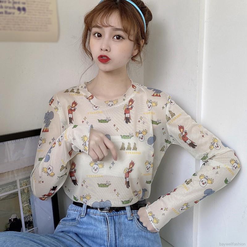 [Baywellfashion]Women Summer Beach Style Casual Animal Style Gauze Sunscreen Blouse | BigBuy360 - bigbuy360.vn
