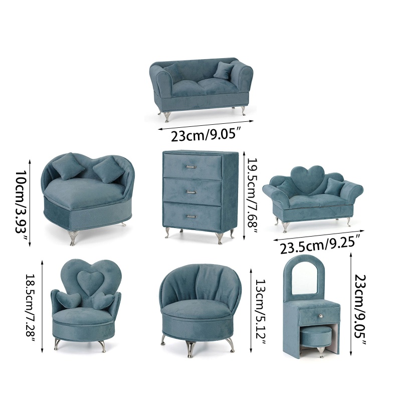 Hộp Đựng Trang Sức Hình Ghế Sofa Dễ Thương