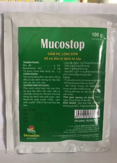 [ 100G] Hỗ trợ long đờm cho bò,heo, gà, vịt