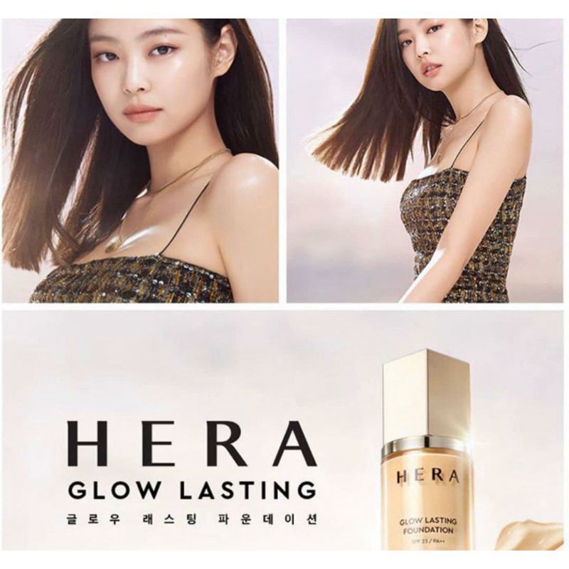 [Cực Hot] Kem Nền Ma Thuật Siêu Che Khuyết Điểm Và Giữ Tone Suốt 24 Giờ - Hera Glow Lasting Foundation SPF25/PA++ 1ml