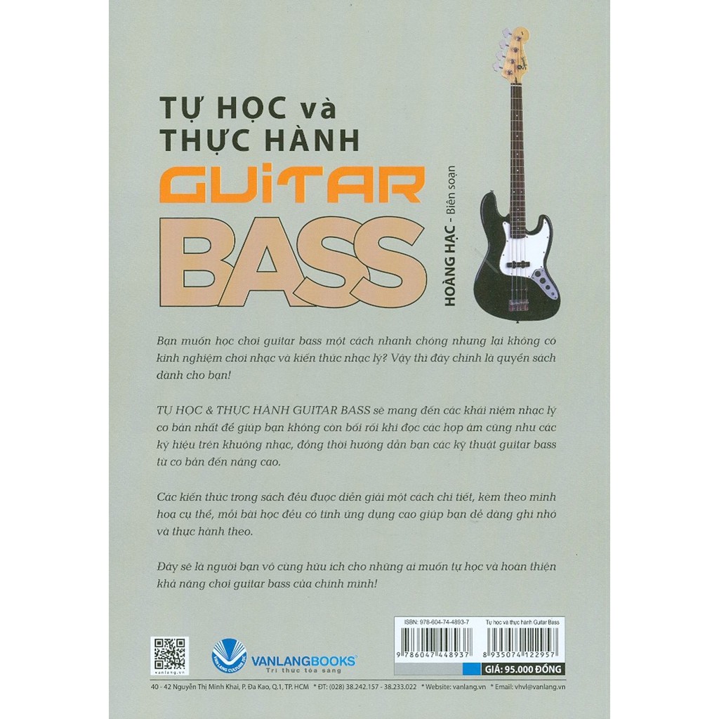 Sách - Tự Học Và Thực Hành Guitar Bass