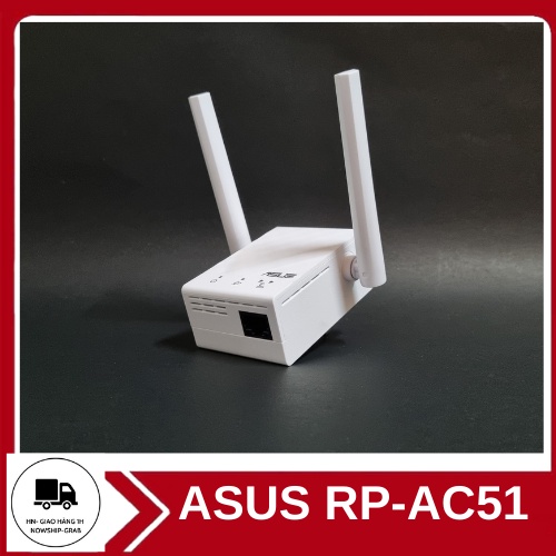 Bộ mở rộng sóng Repeater ASUS RP-AC51 AC750 Hai băng tần chuẩn AC 750Mbps