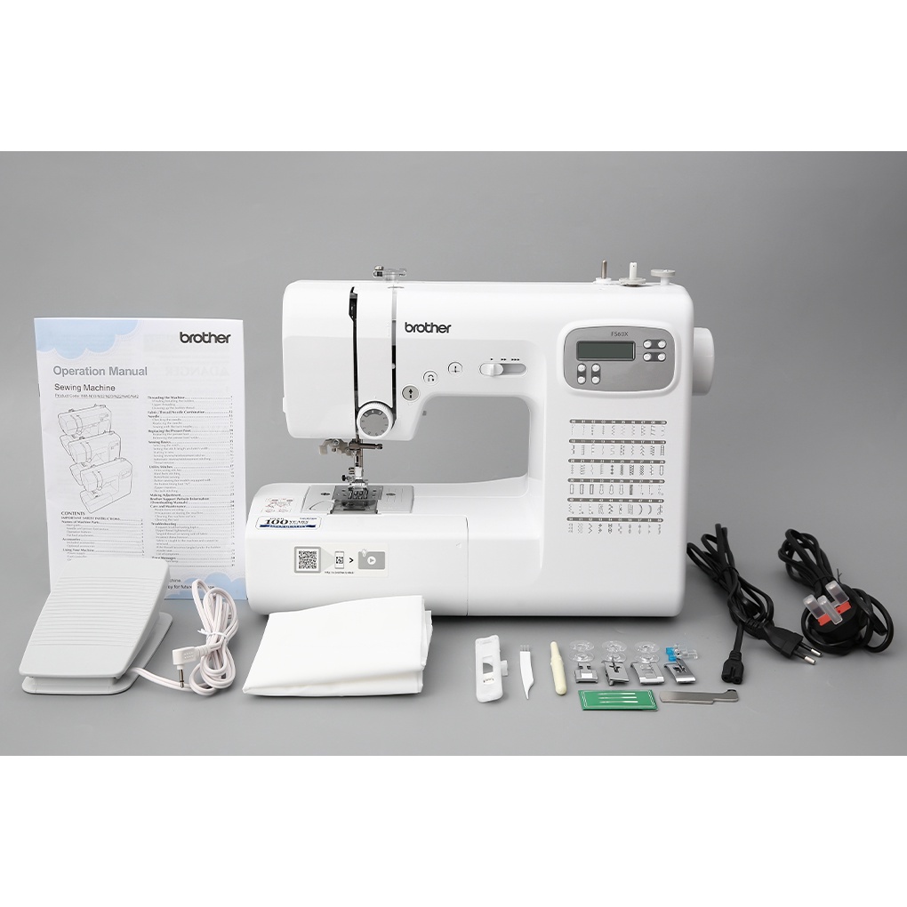 Máy May Điện Tử Brother FS60X - Máy May Điện Tử Đa Năng Hàng Chính Hãng Nhật Bản - Bảo Hành 24 Tháng