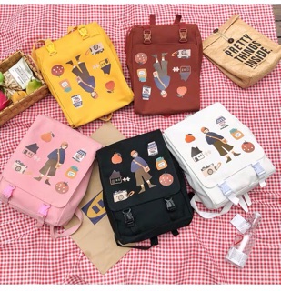 <oder> Balo Hoạt Hình Ulzzang