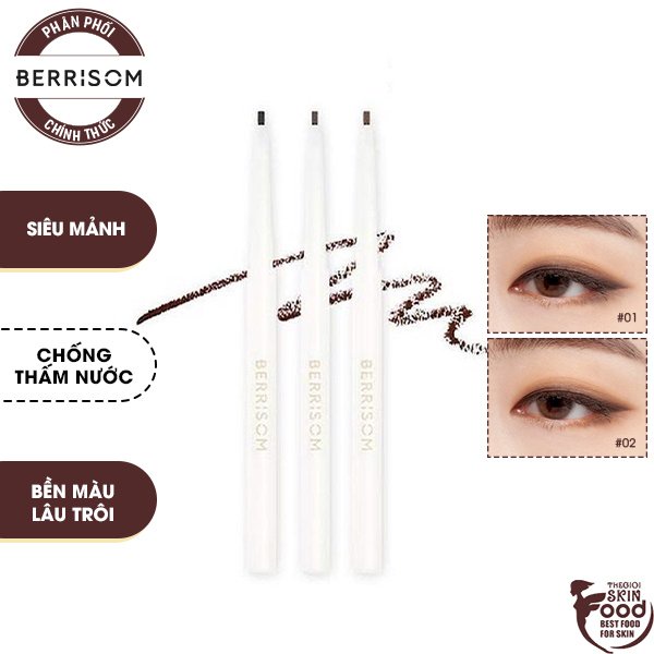 Chì Kẻ Mắt Siêu Mảnh, Sắc Nét Berrisom Real Me Super Slim Liner 0.06g