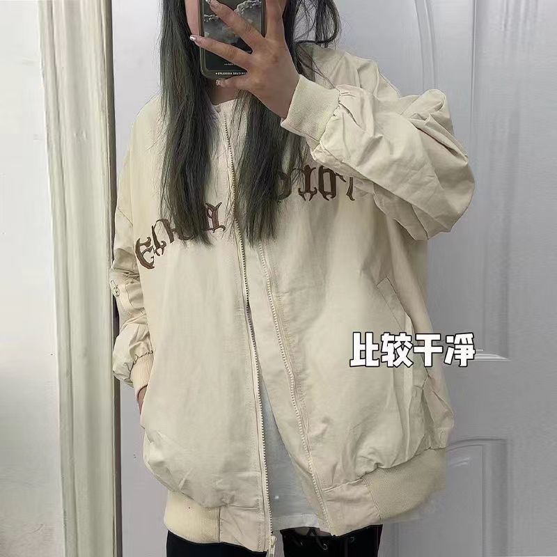 Áo Khoác Bóng Chày Thêu Chữ Thời Trang Mùa Xuân Mới 2022