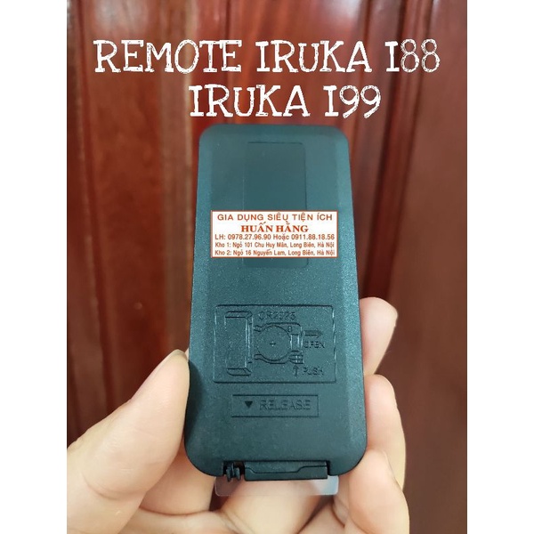 REOMET ĐIỀU KHIỂN TỪ XA QUẠT ĐIỀU HOÀ IRUKA I88 I99 I100