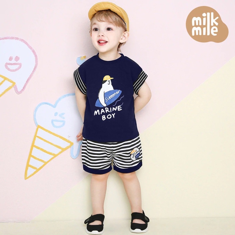 Bộ MilkMile xuất Hàn dư xịn bé trai/bé gái