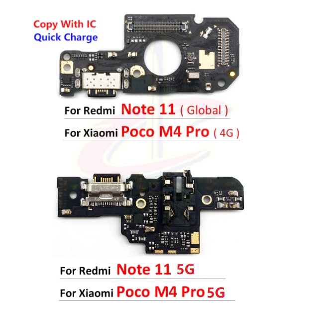 Bảng Mạch Cổng Sạc Chuyên Dụng Cho Redmi Note 11 Pro Poco M4 Pro 4G 5G X4 Pro