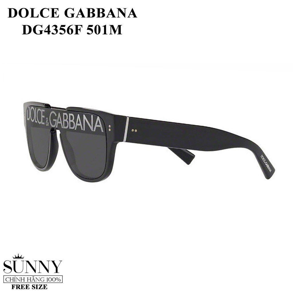 Kính mát chính hãng Dolce Gabbana DG4356F màu sắc thời trang, thiết kế dễ đeo bảo vệ mắt