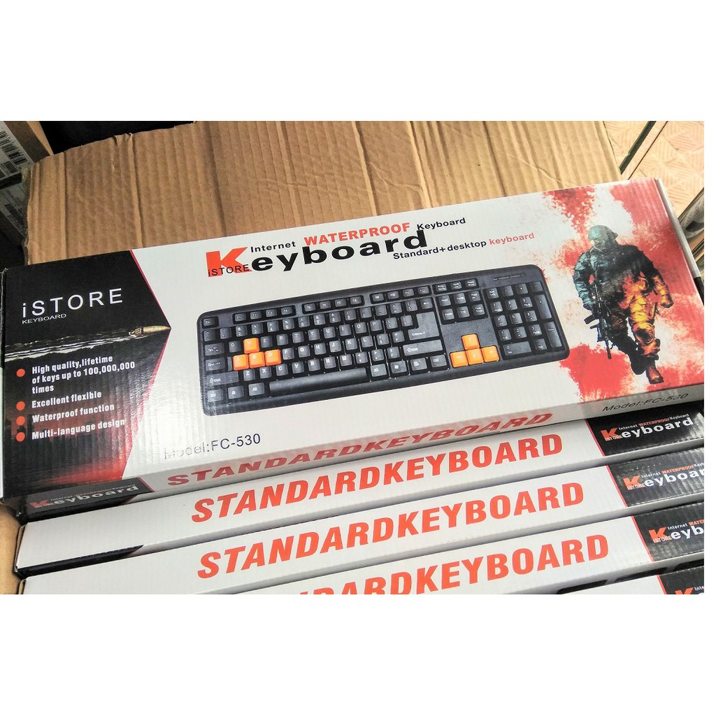 Bàn phím Giả cơ máy tính Bloody Hp K300 Fortech  Warship Gaming chơi game, văn phòng cực xịn led RGB