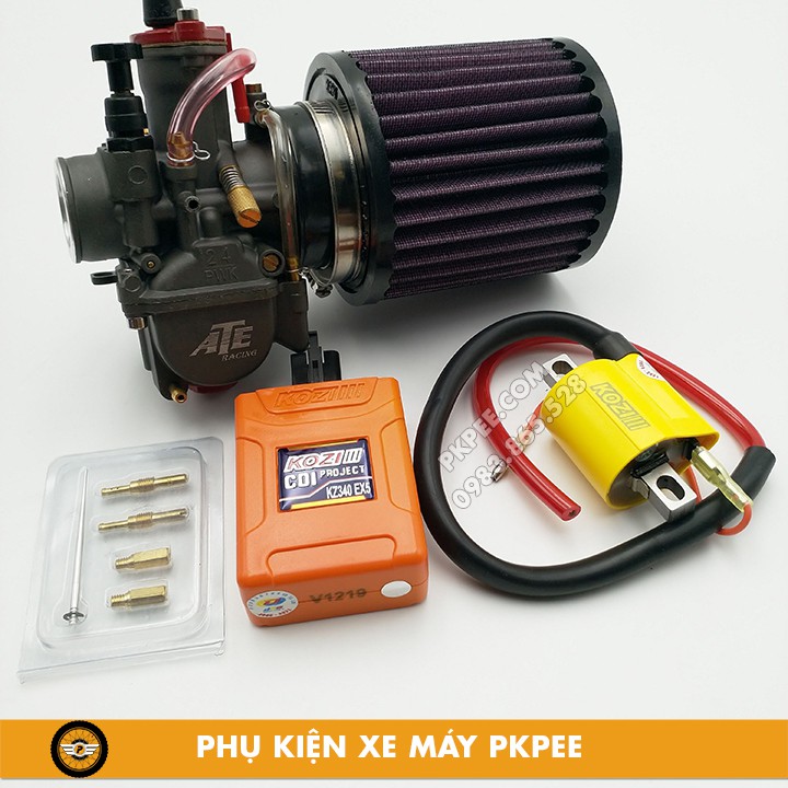 Combo Xăng Lửa Mở Tua Nhẹ Kozi Wave, Dream, Sirius, Xe Trung Quốc, 50cc