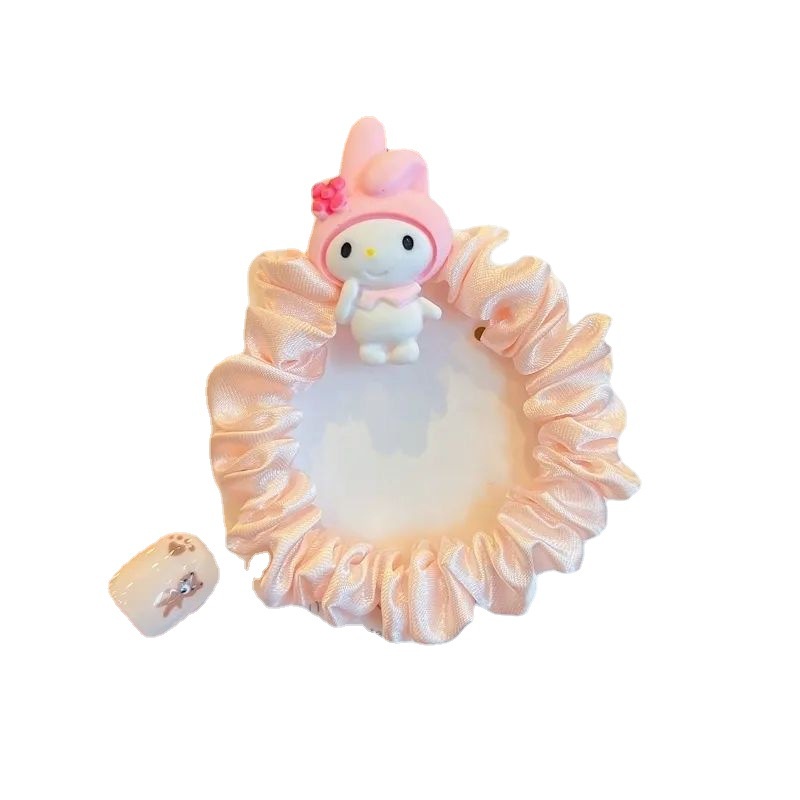 Dây Buộc Tóc Cao Su Họa Tiết Hoạt Hình Cún Cinnamon Ngọt Ngào Cho Học Sinh