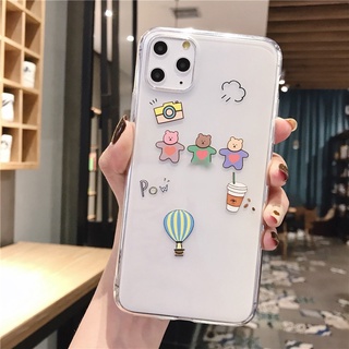 Ốp lưng redmi 10C/note 10 /redmi note 8/redmi note 9s/redmi note 8 pro/redmi note 9 pro/redmi 8 mẫu dẻo trong gấu Pow #7