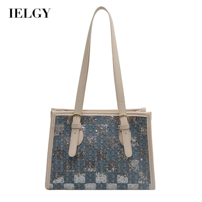 Túi Đeo Vai Bằng Vải canvas Hoa Văn Kẻ Ô Thời Trang Dành Cho Nữ