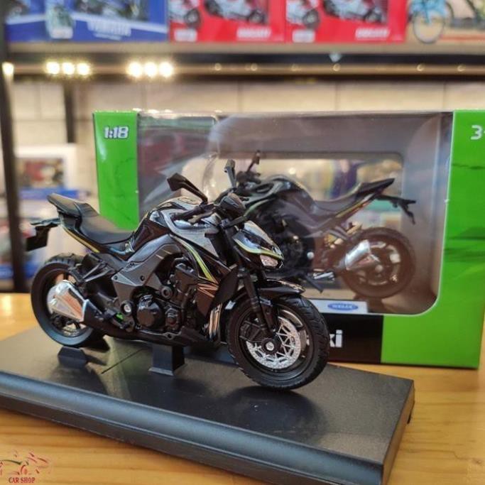 Mô hình xe Kawasaki Z1000 1:18 Welly