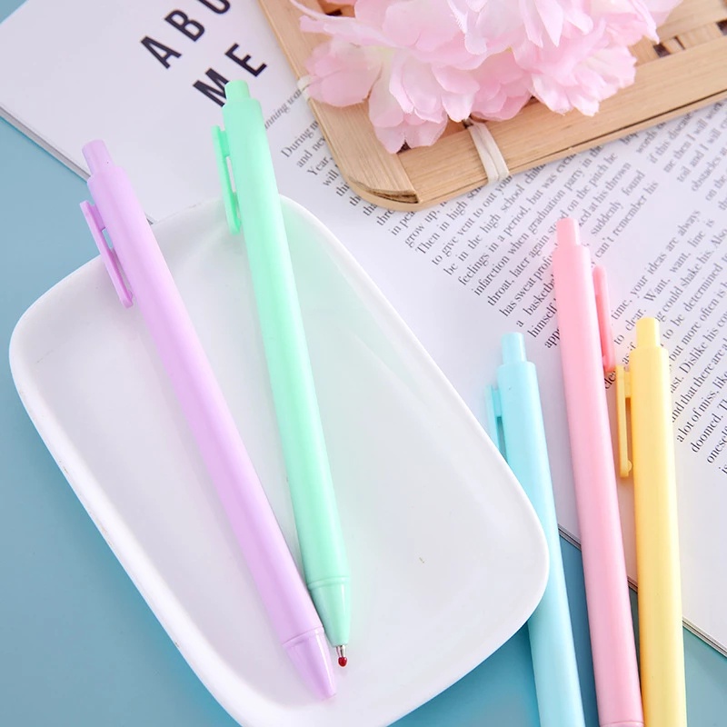 1 Bút Mực Gel Mềm Mịn Màu Sắc Macaron