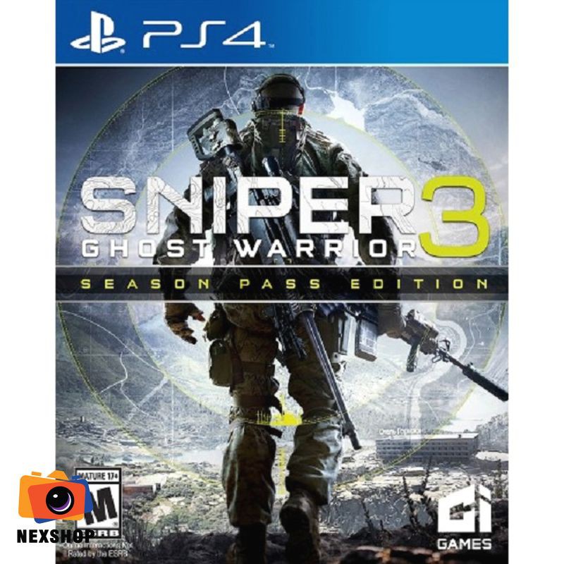 Sniper 3 Ghost Warrior | Sesion Pass Edition | Đĩa games PS4 | Đĩa US hệ ALL